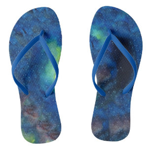 Chanclas Personalizado espacial Adulto, Correas delgadas