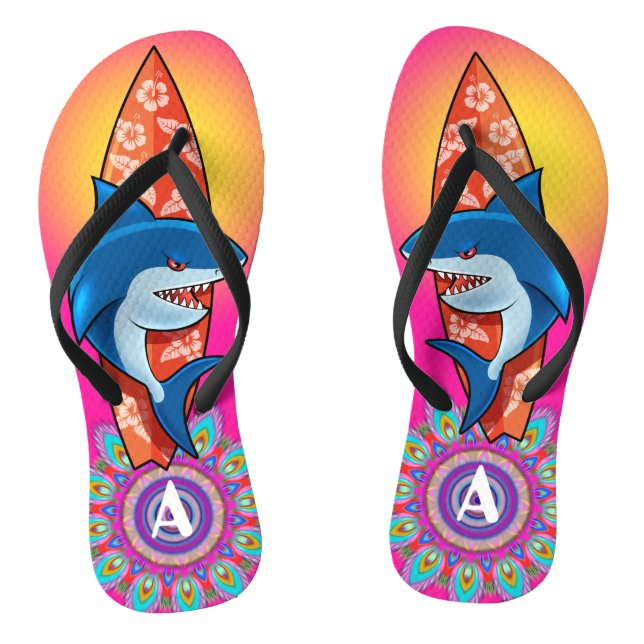 Chanclas Personalizado Flip Flops Sharm surf hippy boho ros (Plantilla)