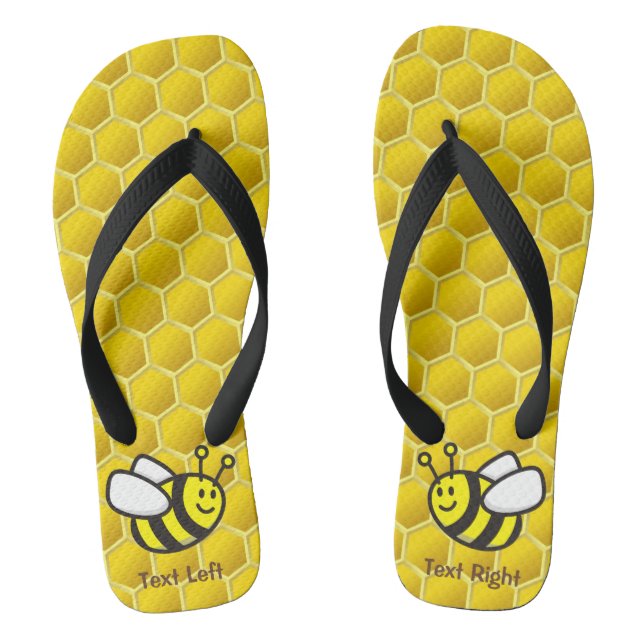 Chanclas Personalizado Honeybee (Plantilla)