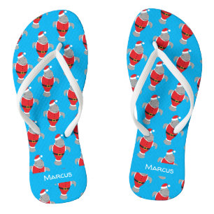 Chanclas Personalizado Manatee en el nombre de la Novedad d