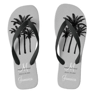 Chanclas Personalizado Mens Beach Wedding Flip Flops