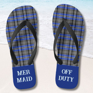 Chanclas Personalizado Plaids Funny Beach Retirement Gifts 