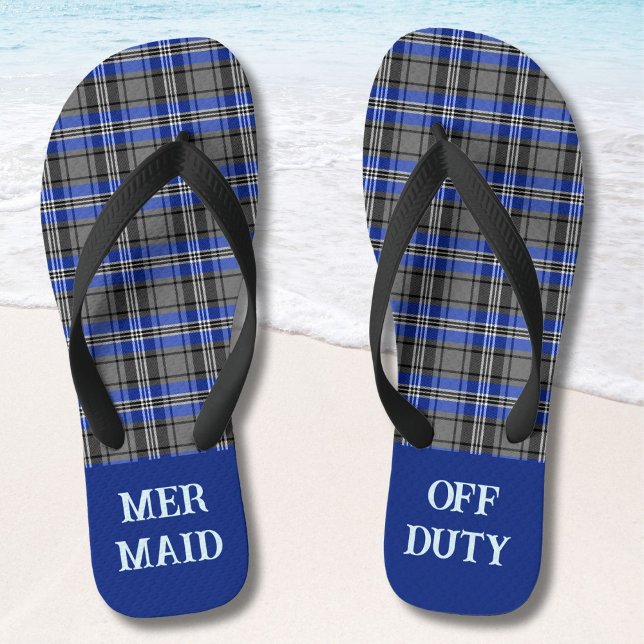 Chanclas Personalizado Plaids Funny Beach Retirement Gifts  (Subido por el creador)