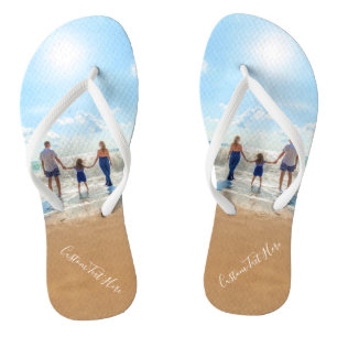 Chanclas Personalizado tu foto favorita voltear flops con t