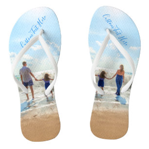 Chanclas Personalizado tu foto favorita voltear flops con t