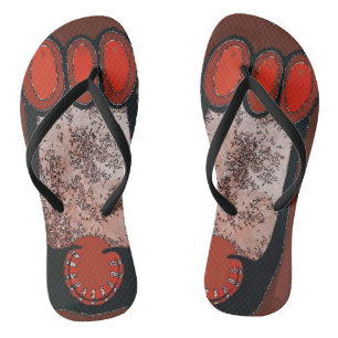 Chanclas Pie Grande Abstracto