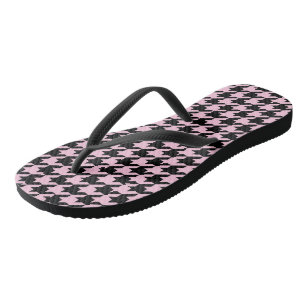 Chanclas Piedra de cazador rosa y negro