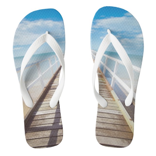Chanclas Pier de playa tropical (Plantilla)
