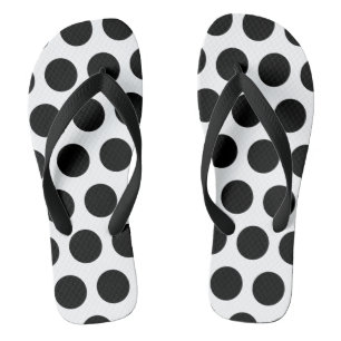 Chanclas Piernas de puntos de polka