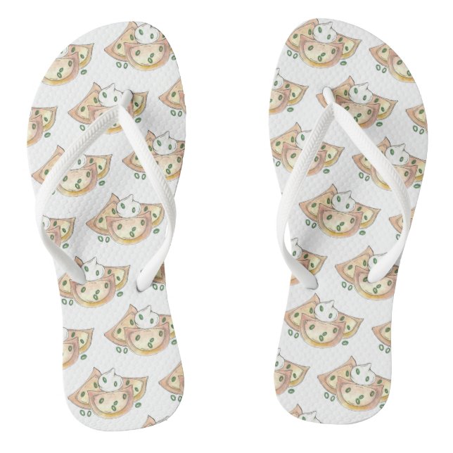 Chanclas Pierogi de comida polaca Dumplplings Pierogías esl (Plantilla)