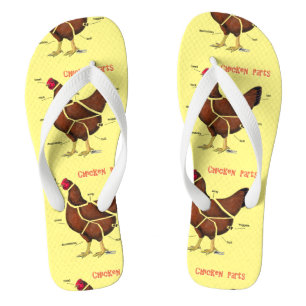 Chanclas Piezas de pollo