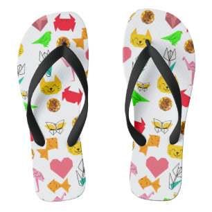 Chanclas Pikitiez origami cáncer verano joya animal gato