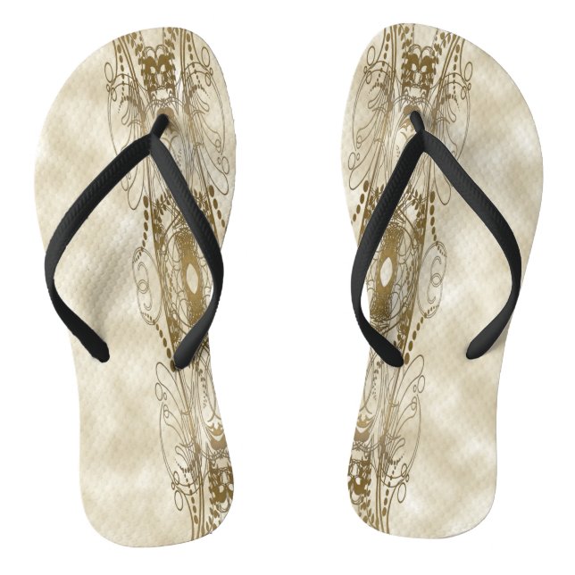 Chanclas Pilares dorados (Plantilla)