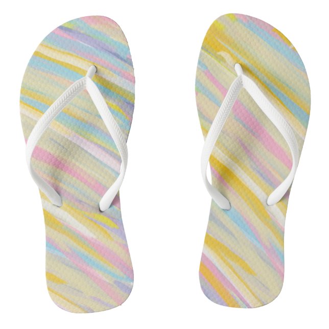 Chanclas Pincelada Colorida (Plantilla)