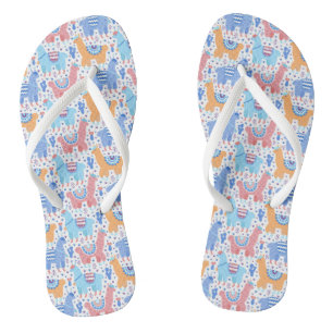 Chanclas Pinceladas y coloridas características de la alpa