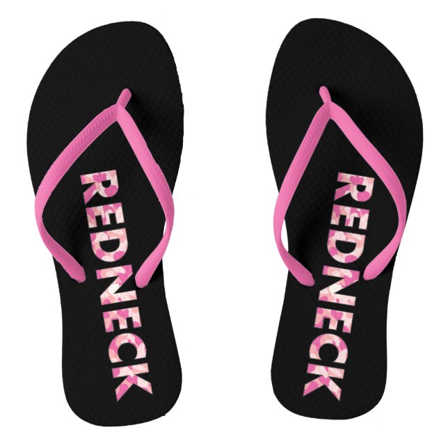 Chanclas Pink Camp Redneck Flip Flops (Plantilla)