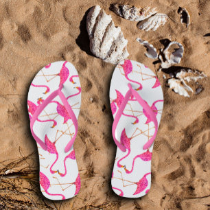 Chanclas Pink Flamingos Flip Flops