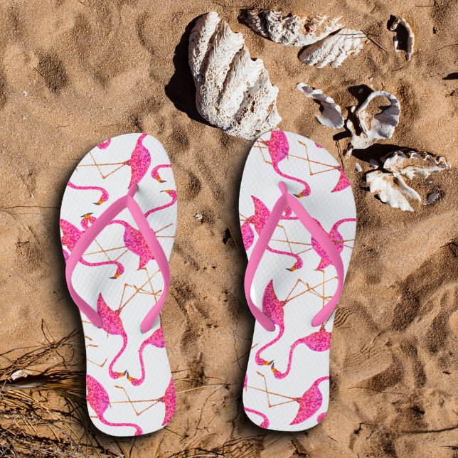 Chanclas Pink Flamingos Flip Flops (Subido por el creador)