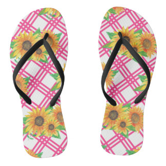 Chanclas Pink Sunflower