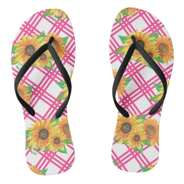 Chanclas Pink Sunflower (Plantilla)