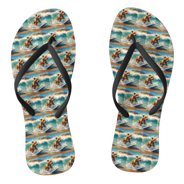 Chanclas Pintado americano de surf en Staffordshire Beach (Plantilla)