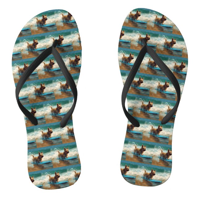 Chanclas Pintado de surf en Australian Terrier Beach (Plantilla)