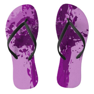 Chanclas Pintar púrpura - Oferta de fiesta de casamiento -