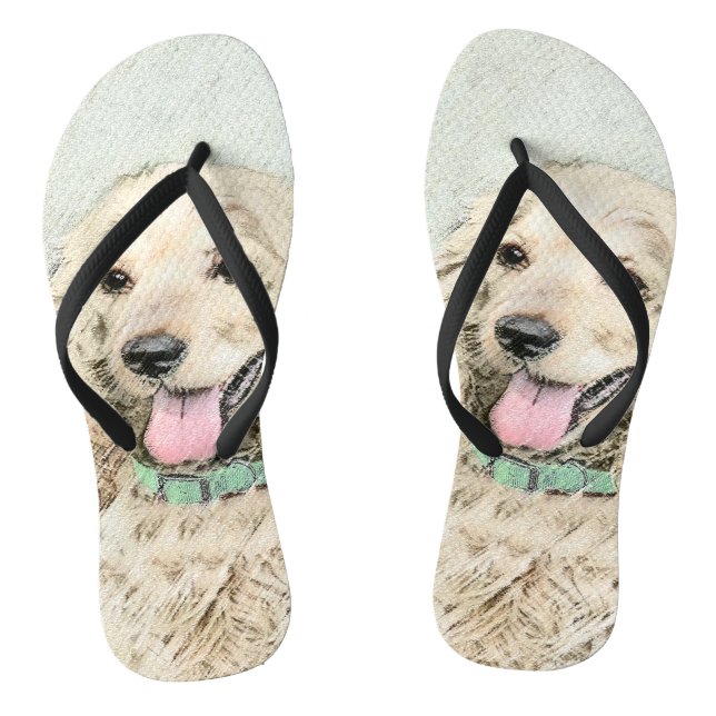 Chanclas Pintura de Cocker Spaniel Buff - Arte de Perro Ori (Plantilla)