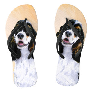 Chanclas Pintura de Cocker Spaniel (Parti) - Arte Perro Ori