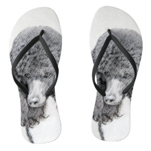 Chanclas Pintura de Parti Negro de canapé estándar - Arte d