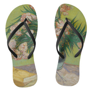Chanclas Pintura floral de Vincent Van Gogh Oleander