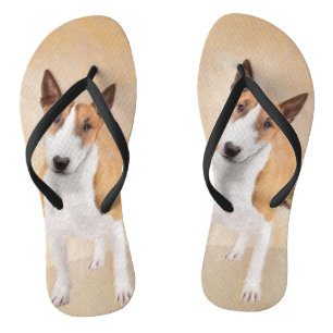 Chanclas Pintura Miniatura de Bull Terrier - Cute Original 
