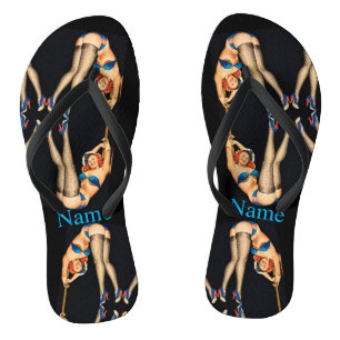 Chanclas Pinups de cosecha acrobática Thunder_Cove