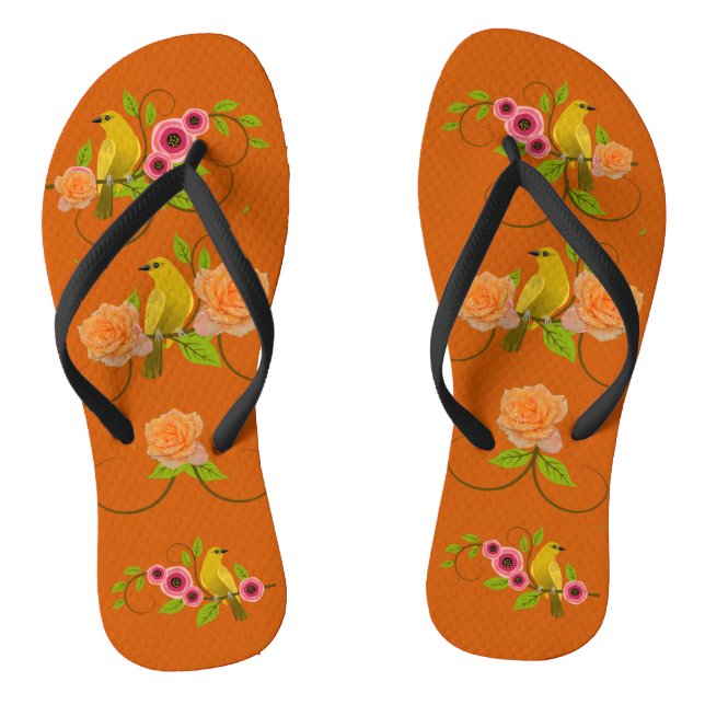 Chanclas Piscina de Playa Naranja Quemada (Plantilla)