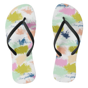 Chanclas Piscinas , pinturas de aceite