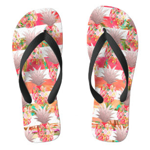 Chanclas PixDezines Aloha Pineapples+Stripes