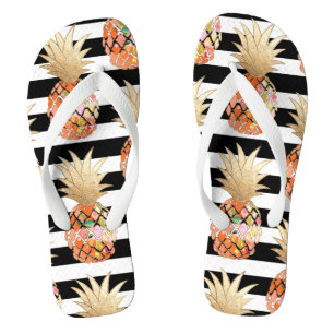 Chanclas PixDezines Aloha Pineapples+Stripes