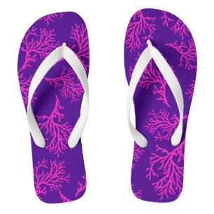 Chanclas PixDezines corales rosados/colores caseros