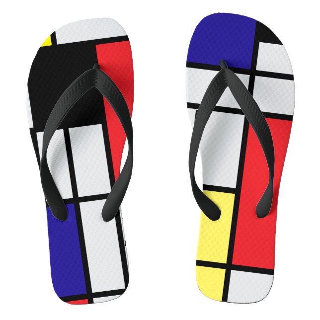 Chanclas PixDezines mondrian (Plantilla)