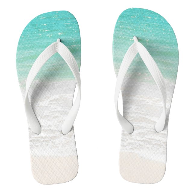 Chanclas PixDezines playa tropical (Plantilla)