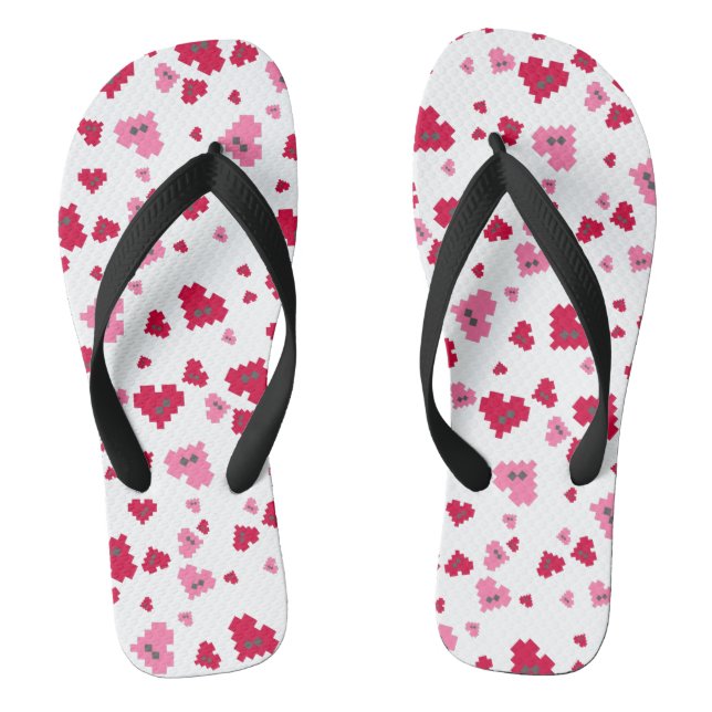 Chanclas Pixel Heart (Plantilla)