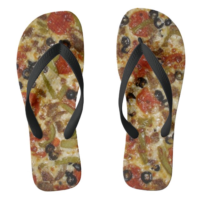 Chanclas Pizza suprema (Plantilla)
