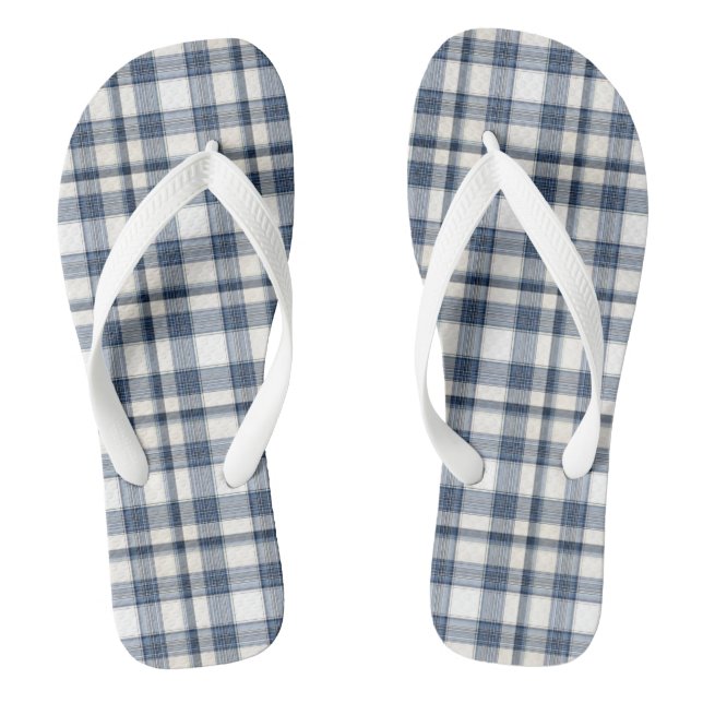 Chanclas Placa blanca azul 1 (Plantilla)