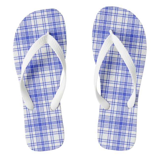 Chanclas Placa blanca azul 2 (Plantilla)