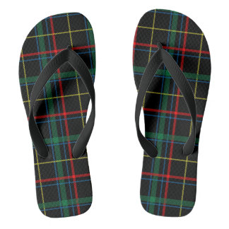 Chanclas plaid tartan adultos flip flings