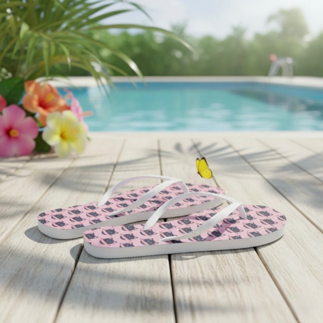 Chanclas Planeta Cat Flip Flops (Subido por el creador)