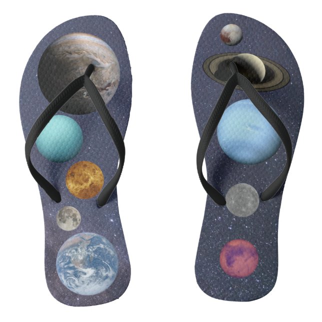 Chanclas Planetas del sistema solar (Plantilla)