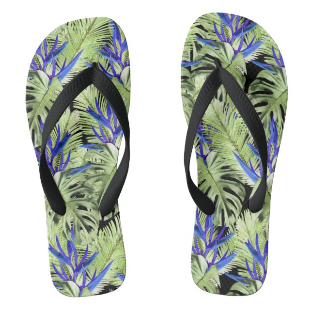 Chanclas Planta tropical 2 . (Plantilla)