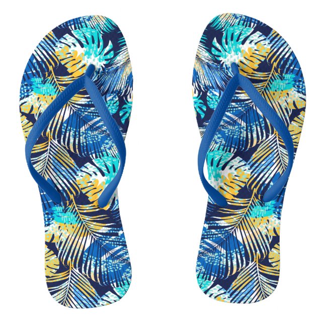 Chanclas Plantas tropicales (Plantilla)