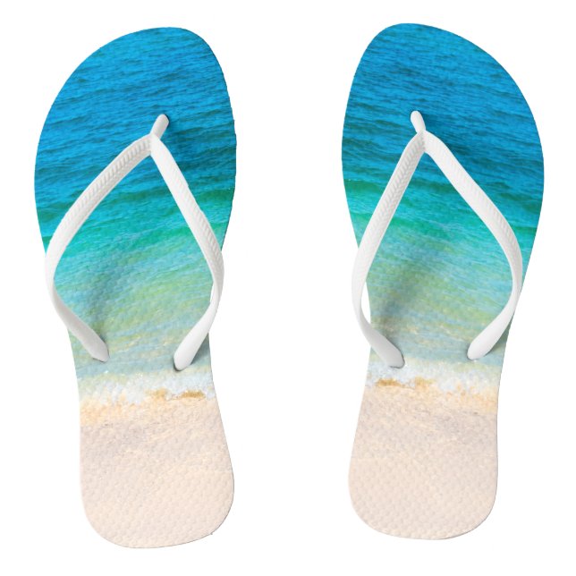 Chanclas Plantilla de arena costera de olas de playa person (Plantilla)